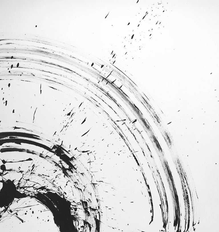 Shauna La Define large original black and white artwork, Painting