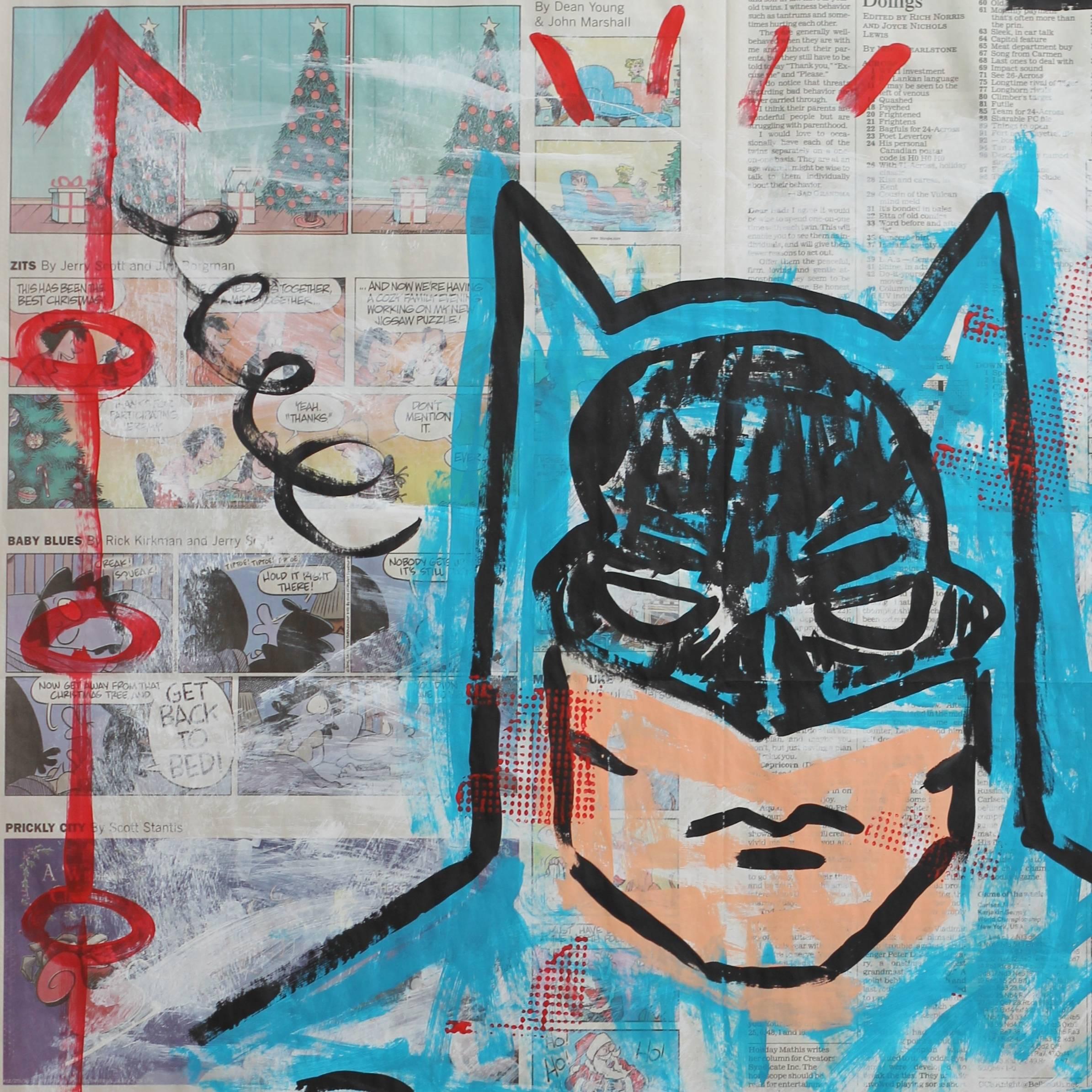 The Bat Man - Painting by Gary John