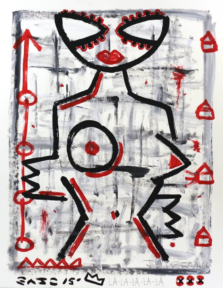 Gary John Original Figurative Cubist Street Art Gary John Painting