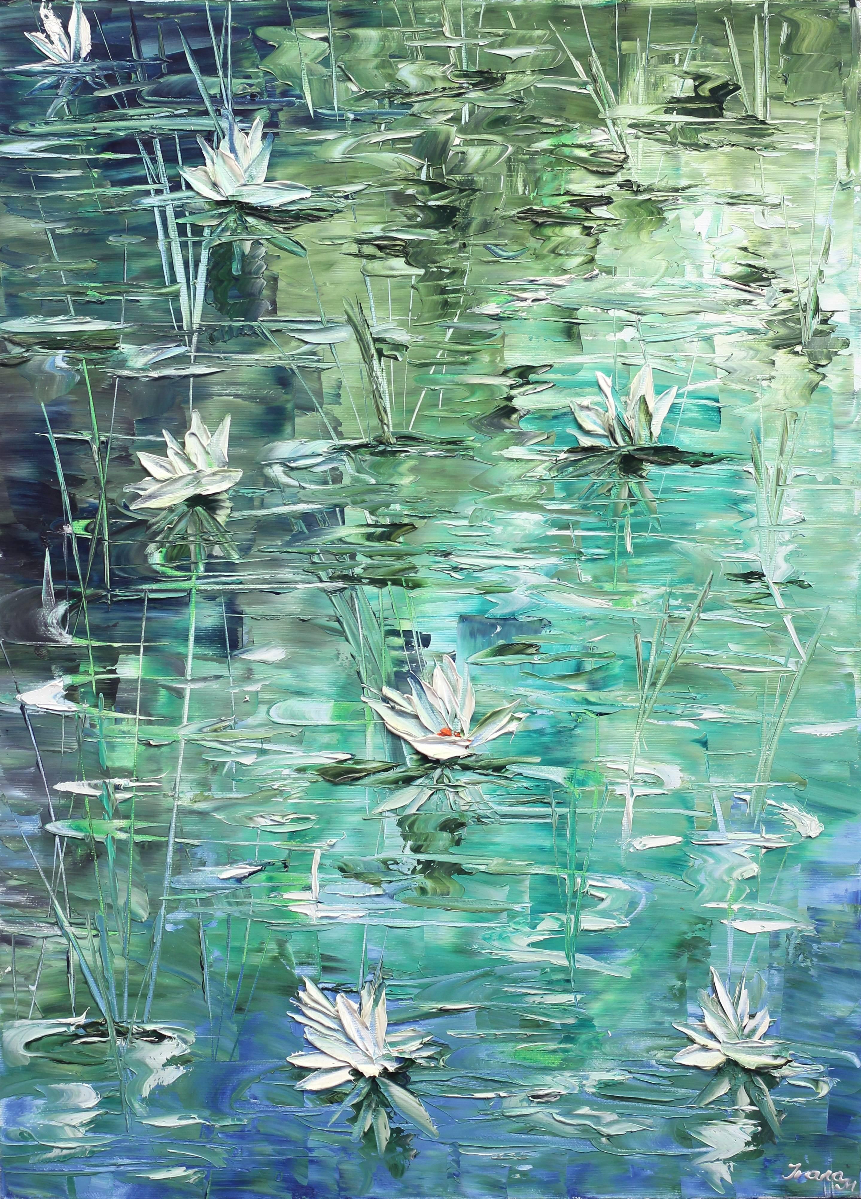 Ivana Milosevic Landscape Painting - Water Lilies