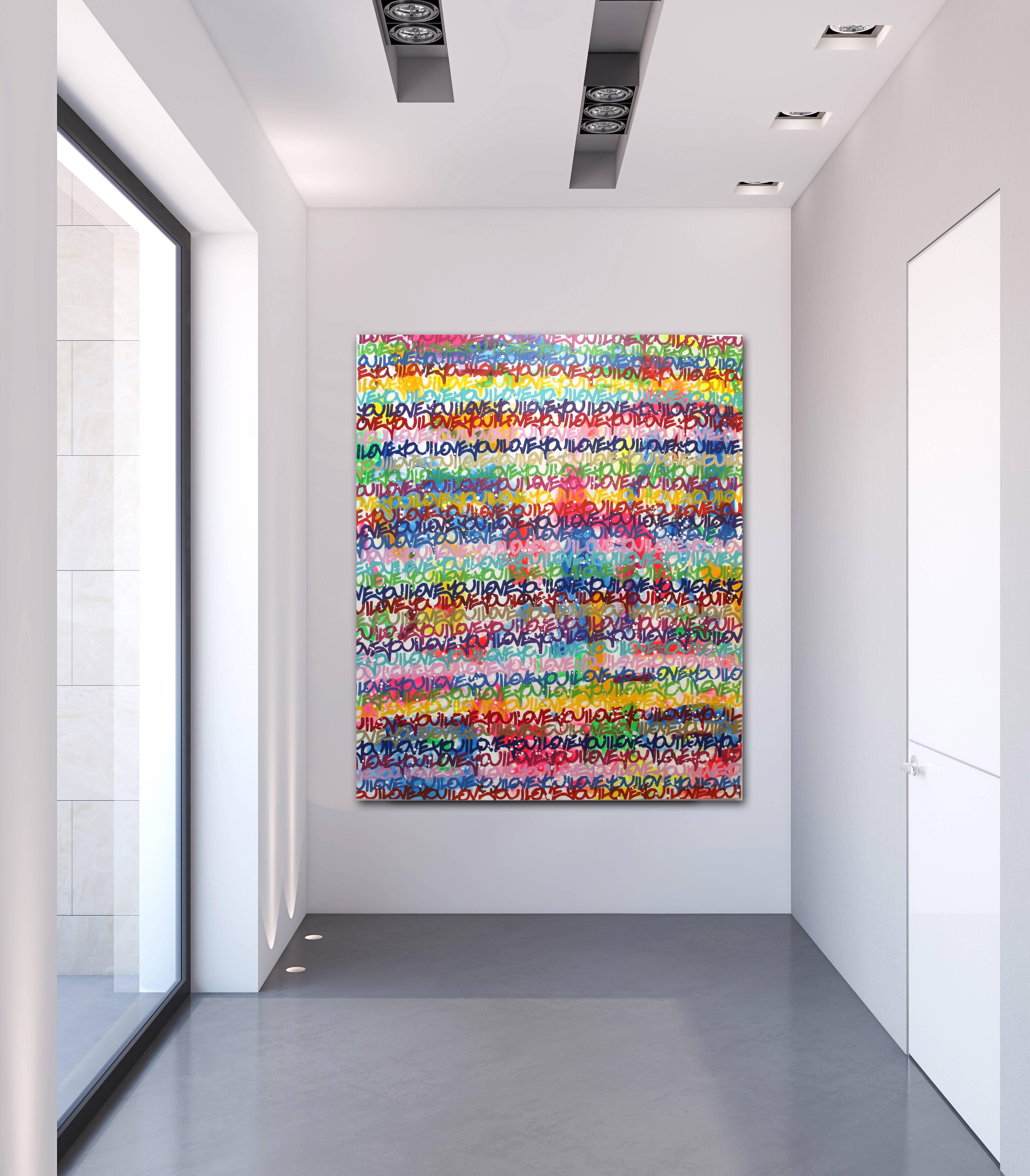 Los Angeles artist Amber Goldhammer paints vibrant, abstract compositions in acrylic on canvas featuring bold blocks of color and energetic brushstrokes. Goldhammer uses her contemporary paintings to express emotions akin to silent poetry while