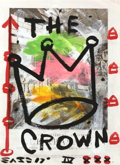 "The Crown" - Original Street Art Painting by Gary John