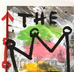 "The Crown" - Original Street Art Painting by Gary John