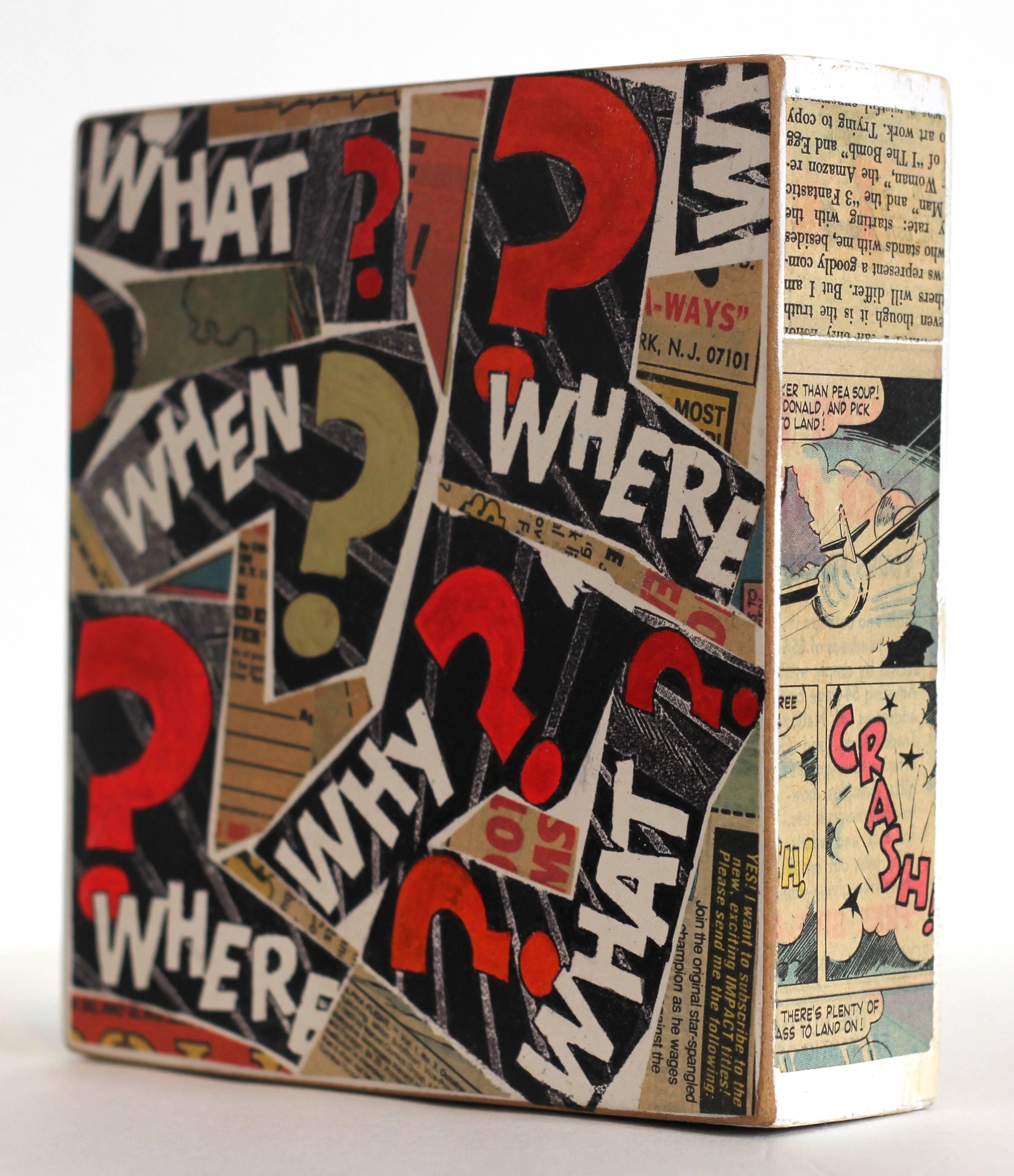 What When Why - Pop Art Painting by Kati Elm