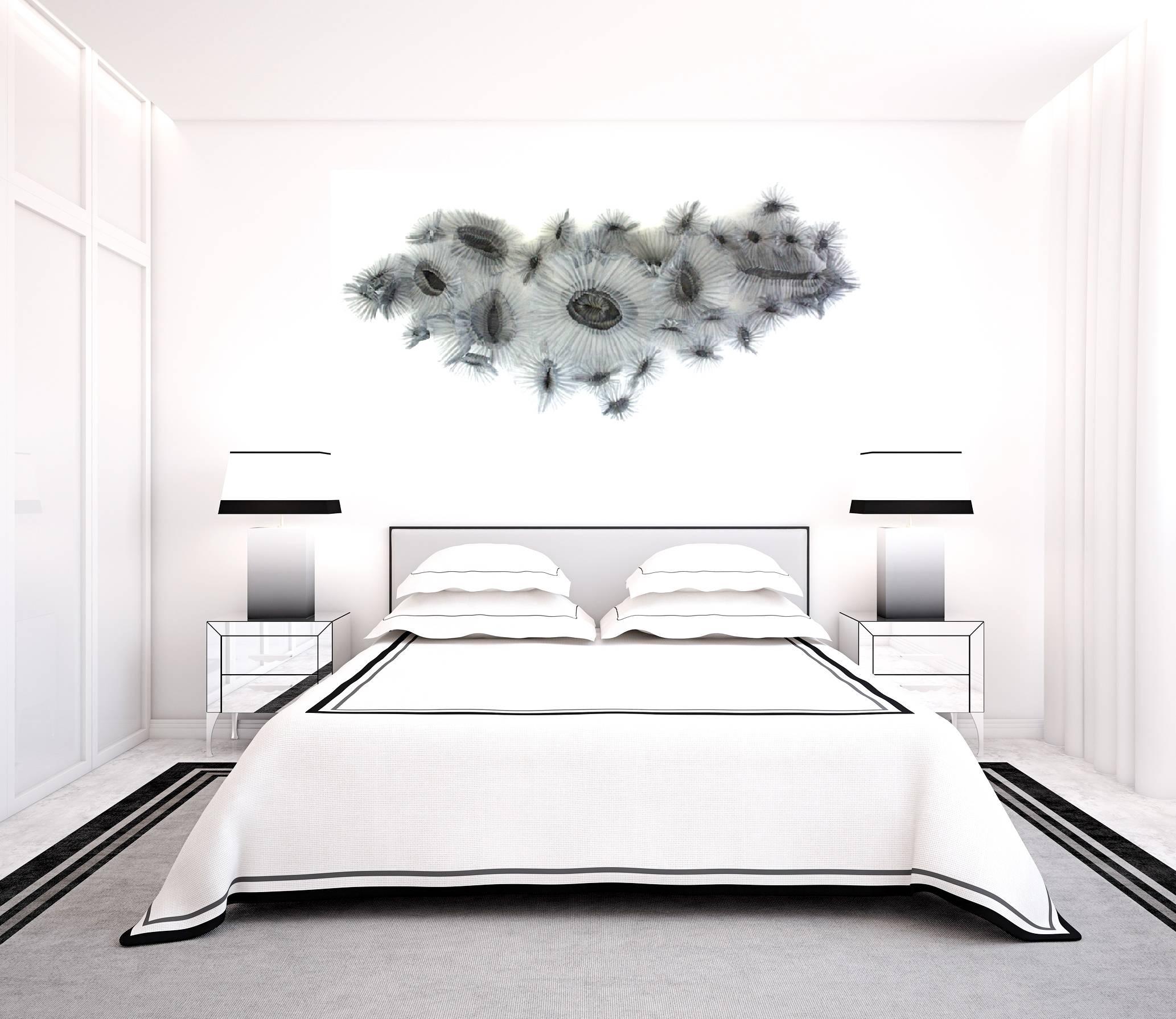 Atticus Adams is a sculptor whose work embodies the transformative power of art to create beauty, meaning, and emotional impact from industrial materials. Using mostly aluminum mesh—generally found in screen doors/windows and filters—he creates