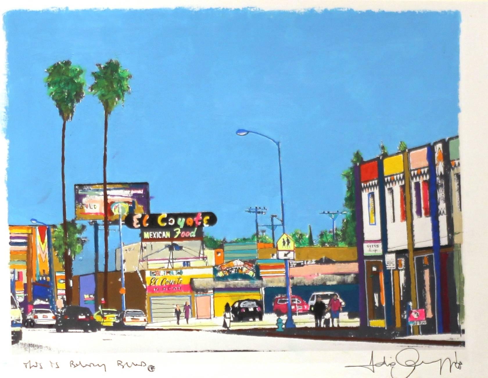 Fabio Coruzzi Landscape Art - This is Beverly Boulevard