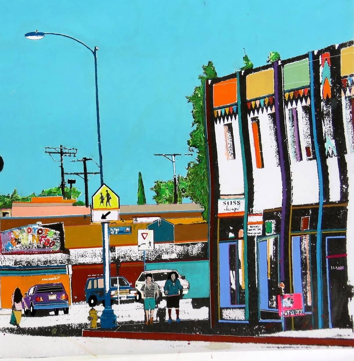 This Is Beverly Blvd - Pop Art Mixed Media Art by Fabio Coruzzi