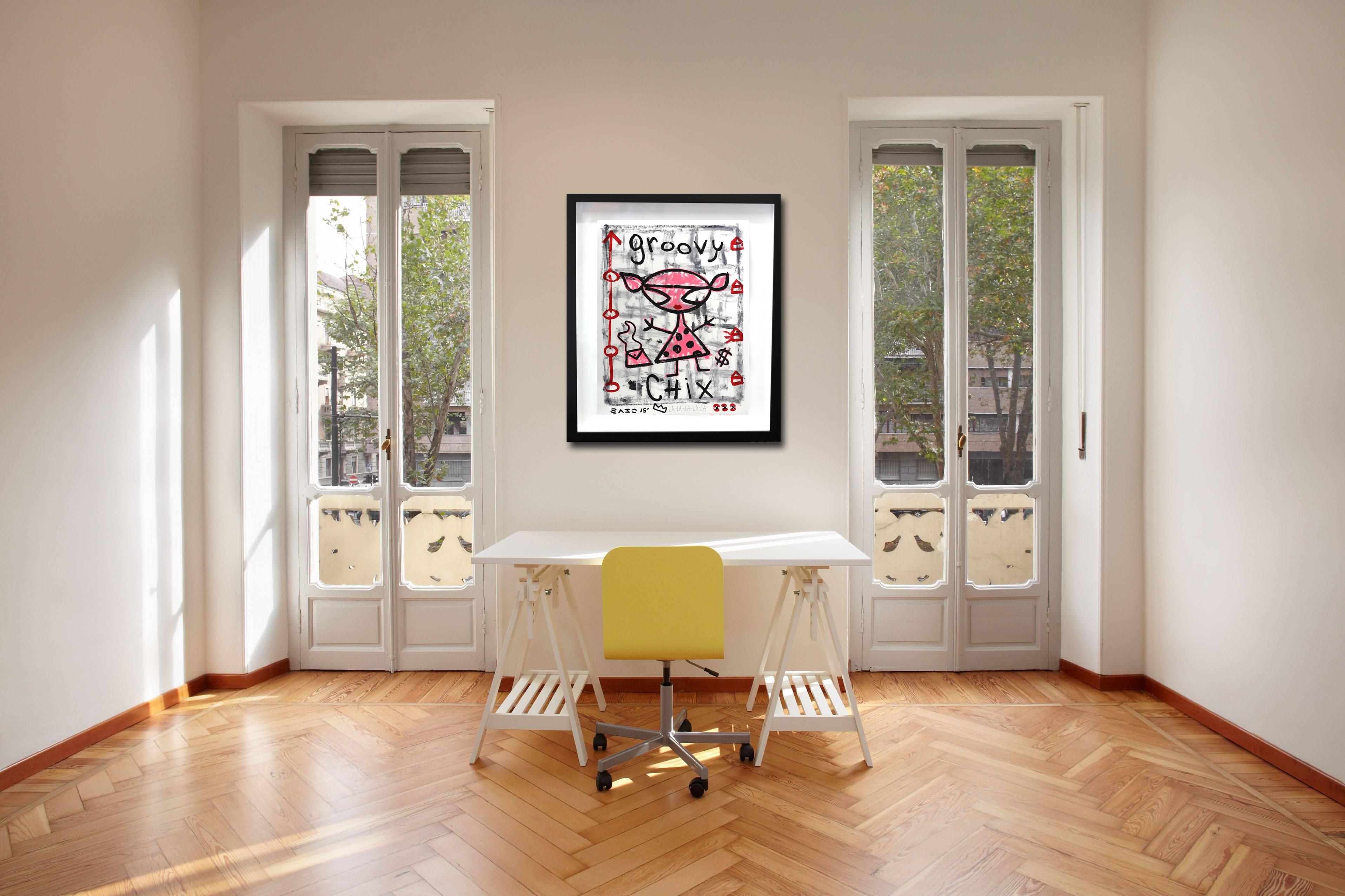 Groovy Chix - Painting by Gary John
