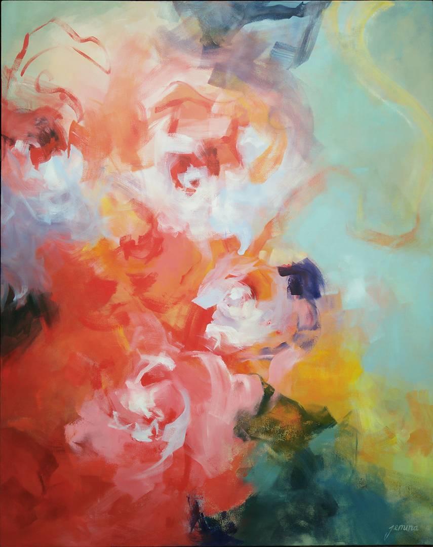 Jemina Reyes Abstract Painting - Quest for Beauty 14