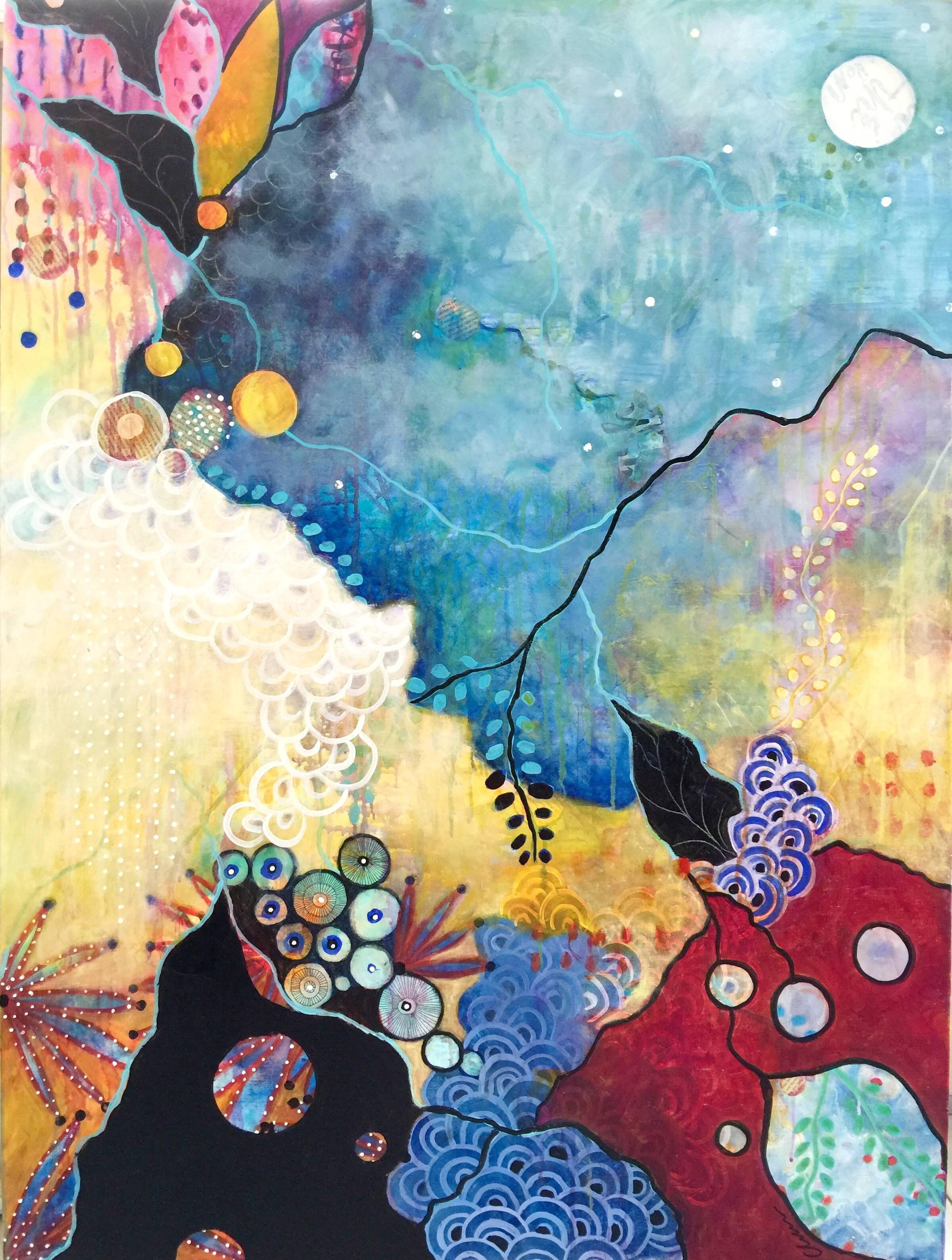 Cherie Bitanga Abstract Painting - DAWN