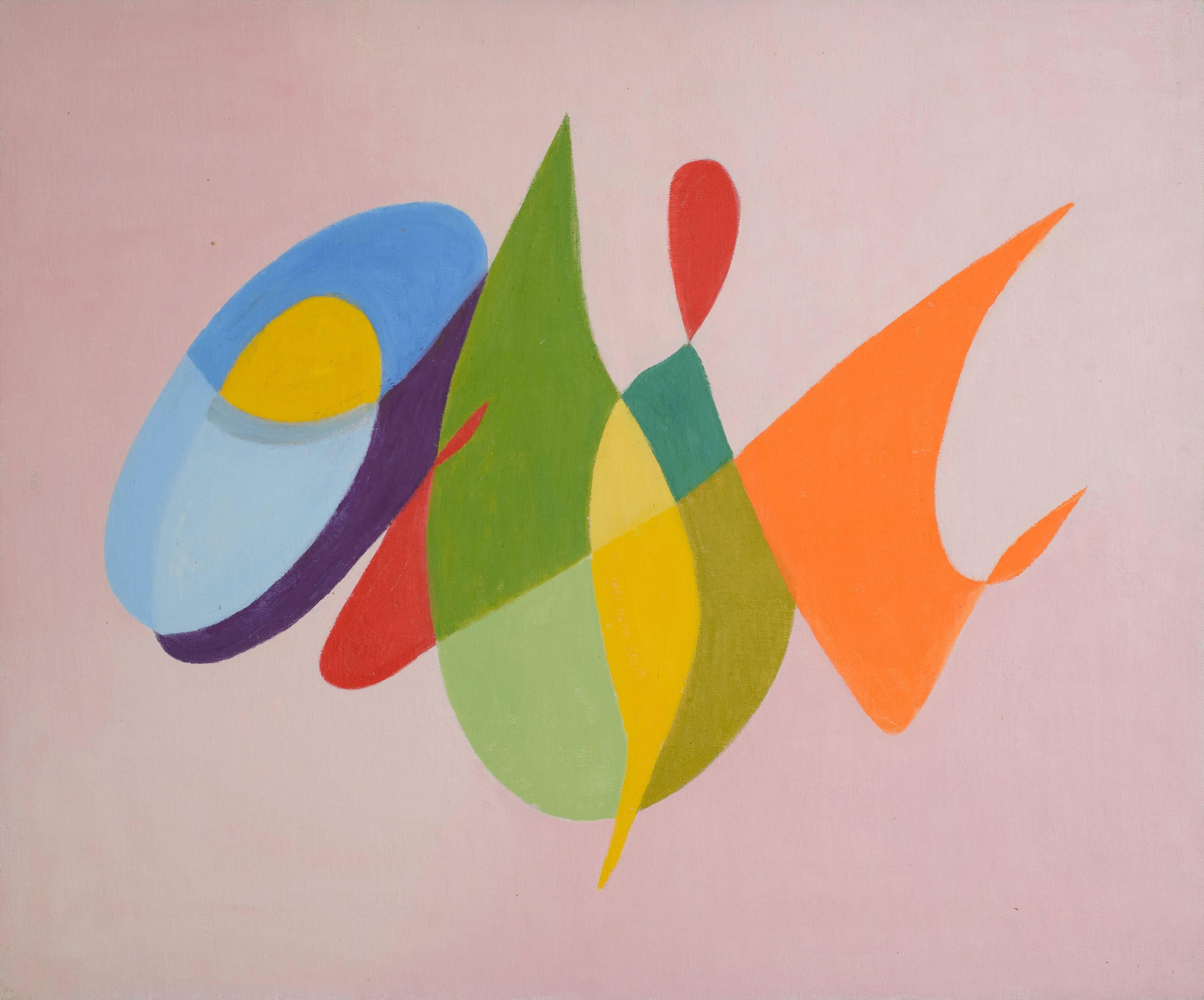Flora Crockett Abstract Painting - 2A-68