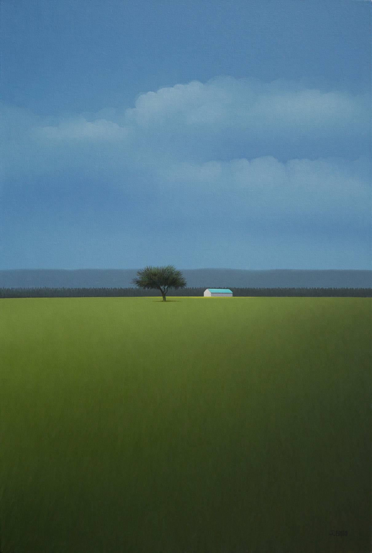 Jose Basso Landscape Painting - La Casa Turqueza