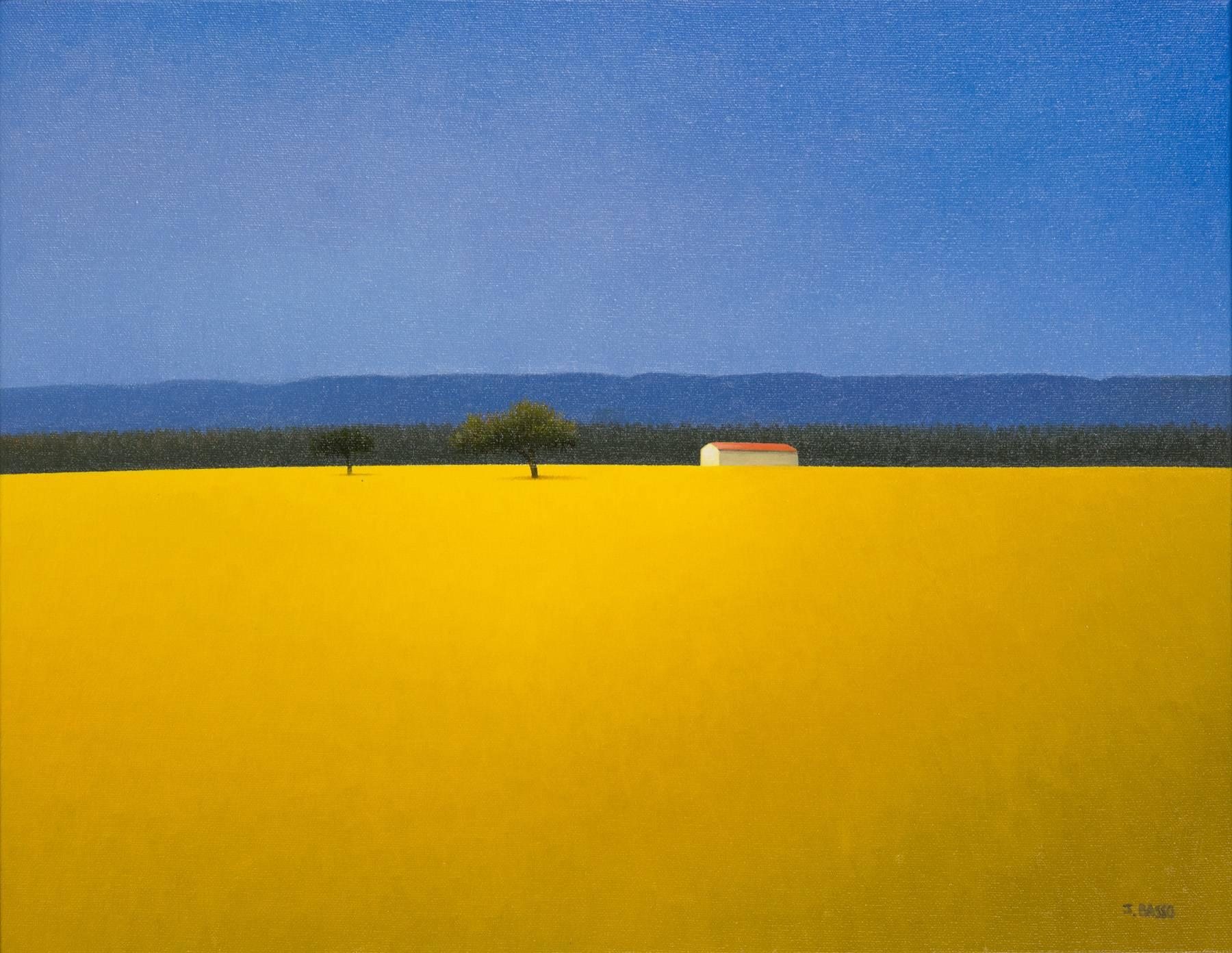 Jose Basso Landscape Painting - Mediodia en la Pradera