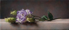 Oil Painting of Lisianthus