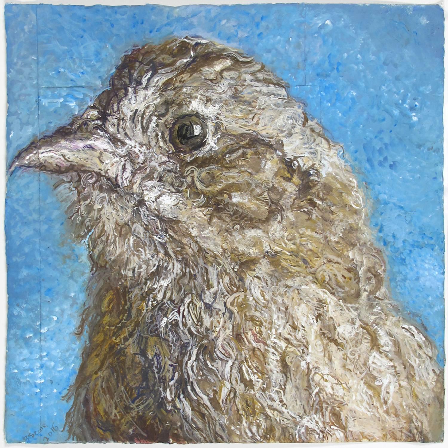 Beth Secor Animal Painting - Sparrow