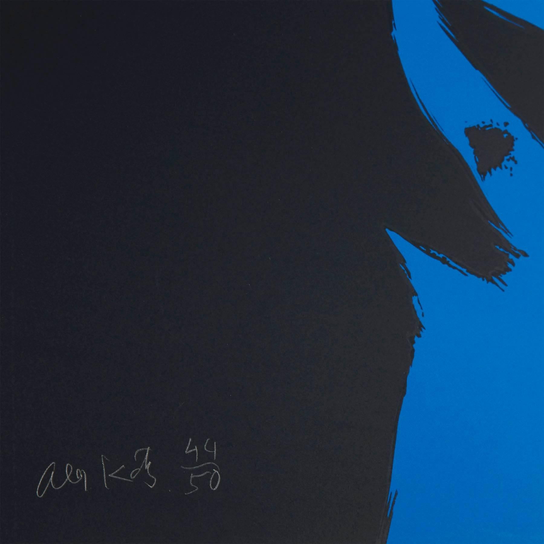 Reflection - Black Landscape Print by Alex Katz