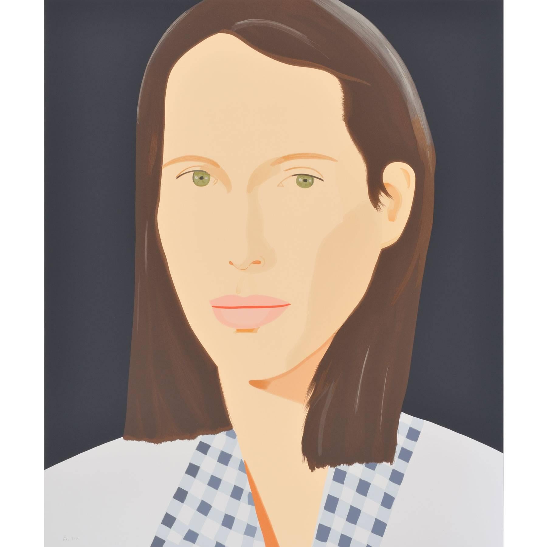Alex Katz Portrait Print - Christy