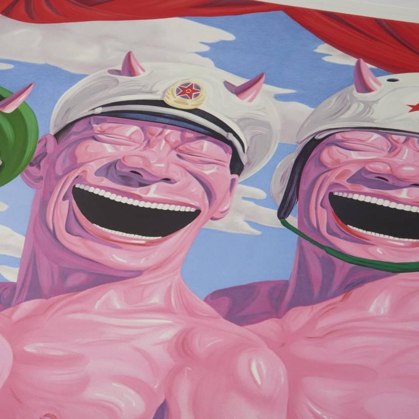 Yue Minjun Armed Forces For Sale at 1stDibs yue minjun armed forces