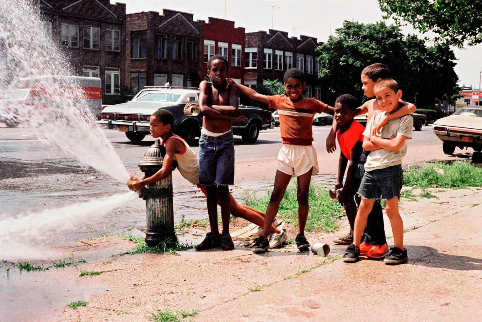 Jamel Shabazz Color Photograph - Hot Fun in the Summertime Brownsville Brooklyn NYC 