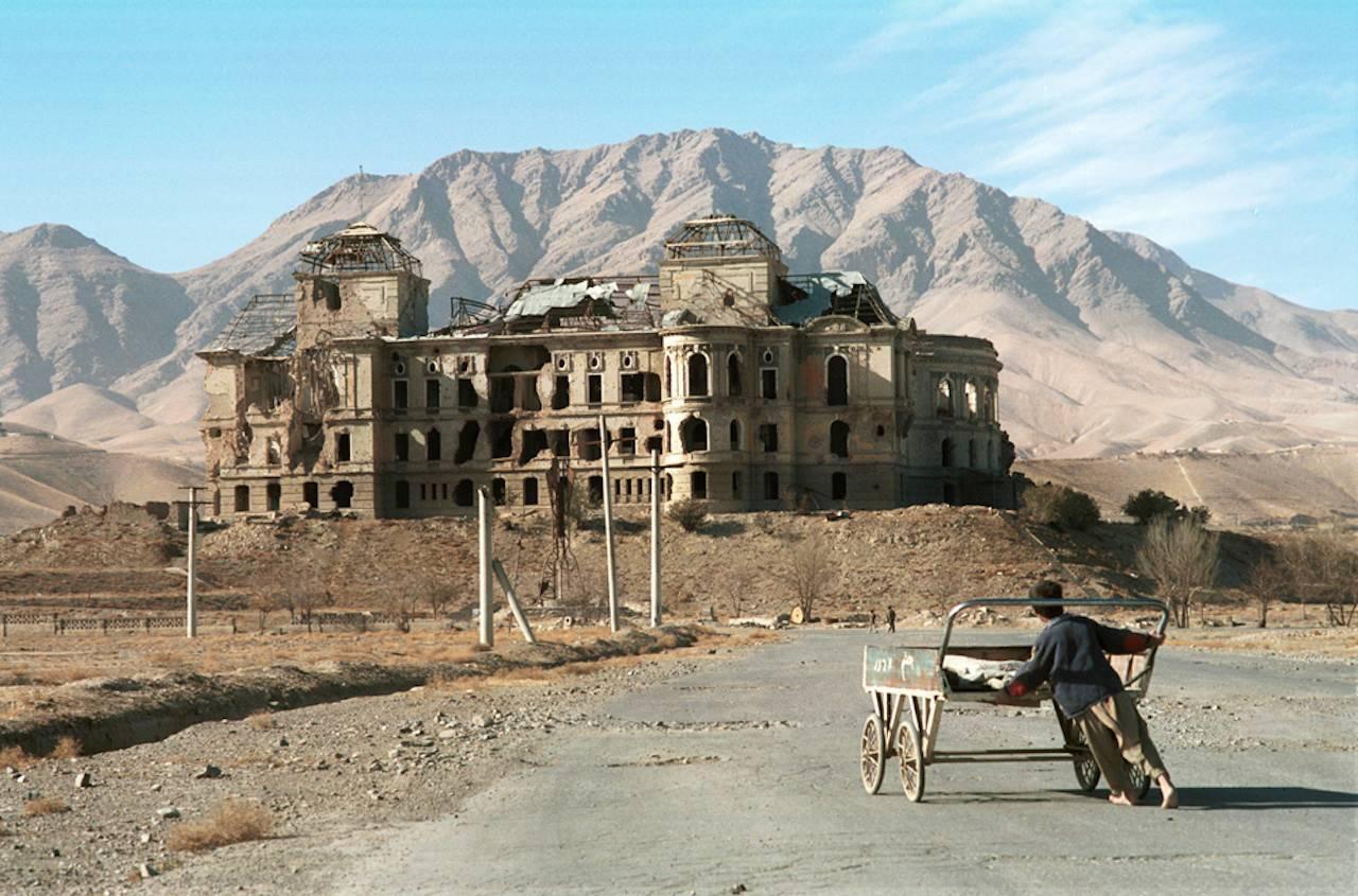 Joseph Rodriguez Color Photograph - The King's (Darul Aman) Palace, Kabul, Afghanistan