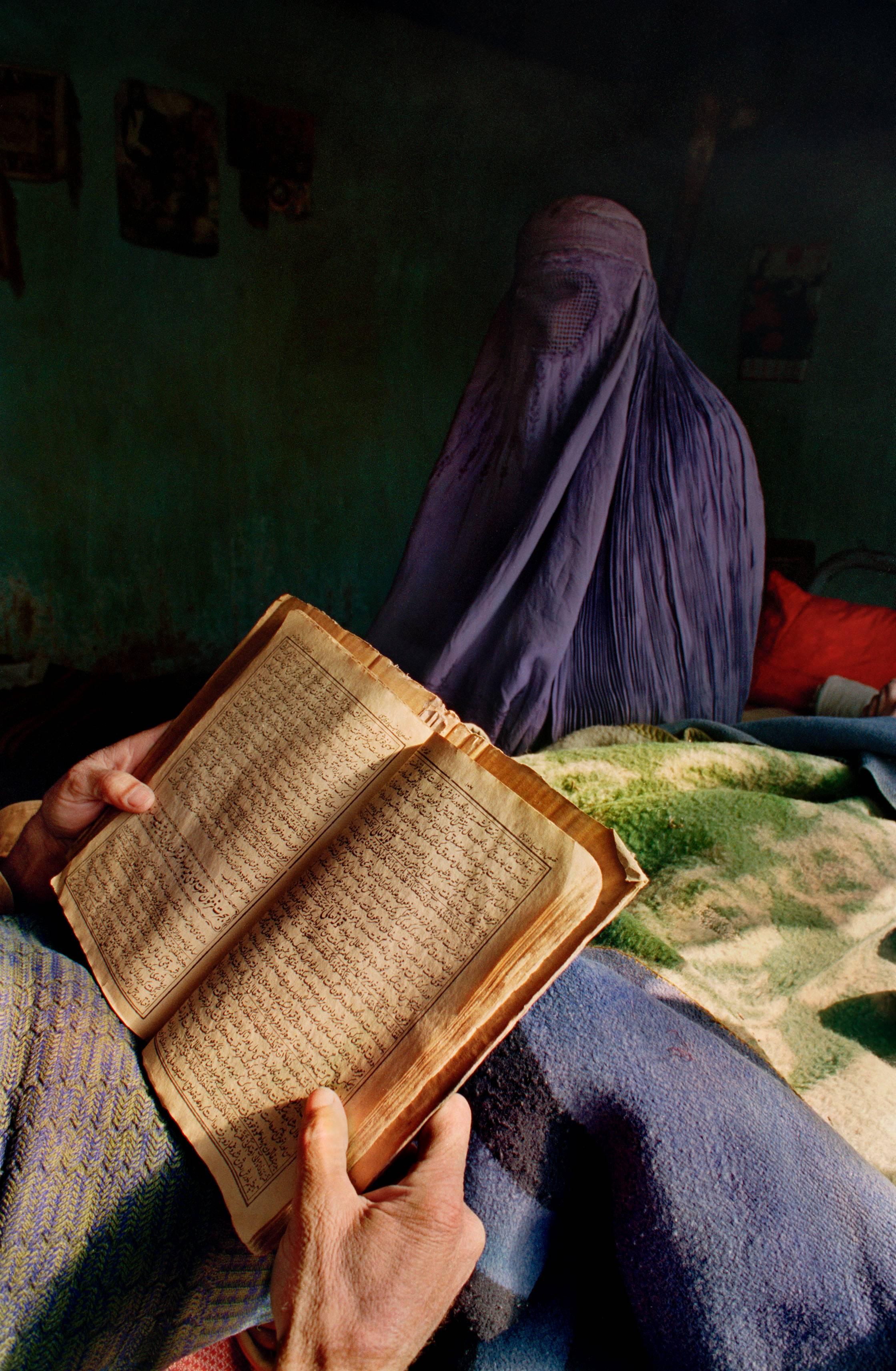 Joseph Rodriguez Color Photograph - The Koran, Kabul, Afghanistan