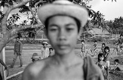 Children playing in the street, Cambodia