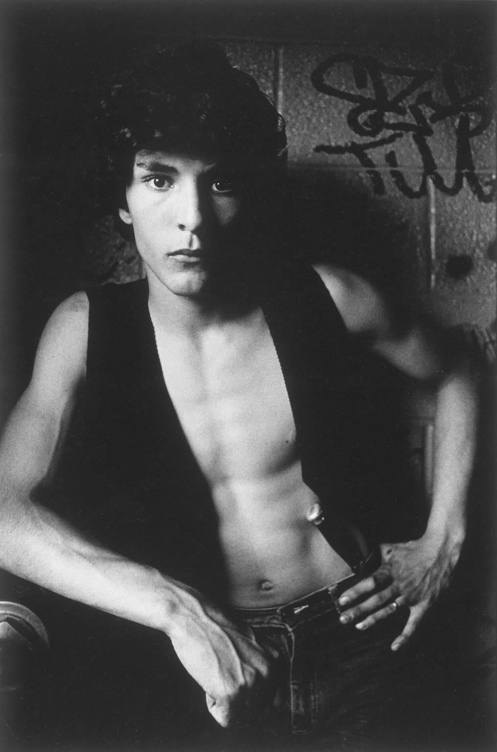 Arlene Gottfried Nude Photograph - Johnny Citron Lower East Side NY 1980 