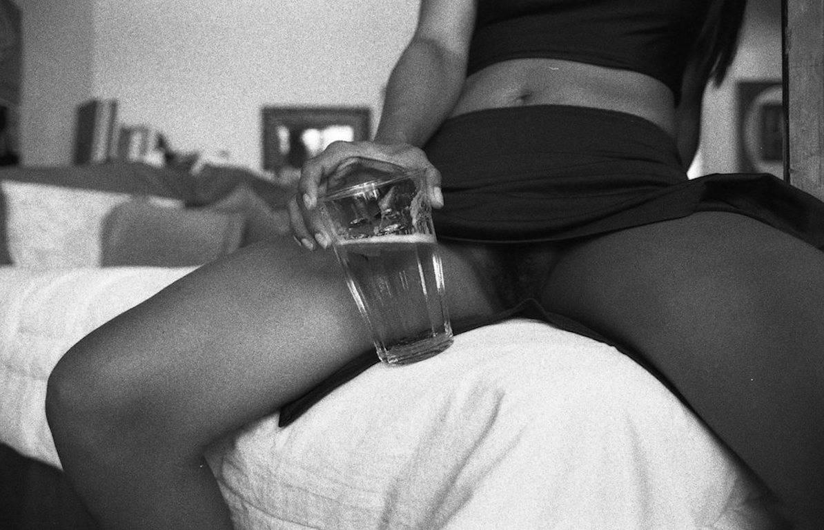 Gregory Bojorquez Nude Photograph - Beer and Pie