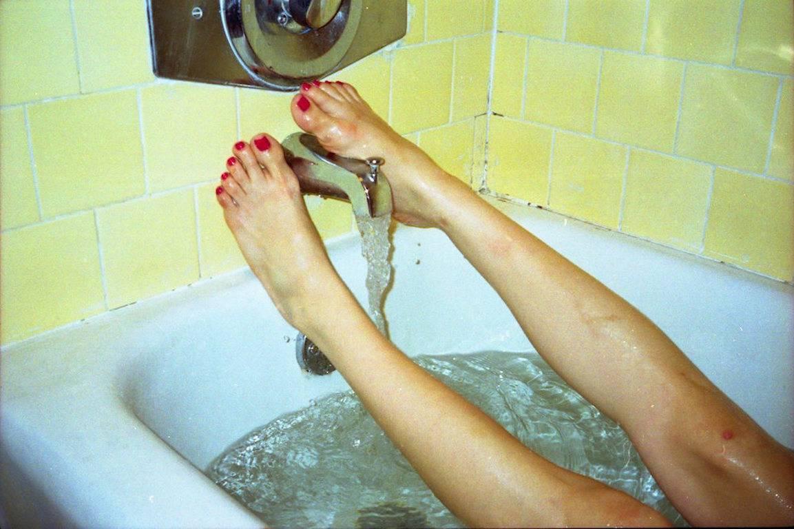 Gregory Bojorquez Color Photograph - Red Toe Nails