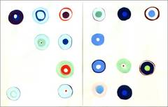 Double Dots Series #3- colorful dot painting