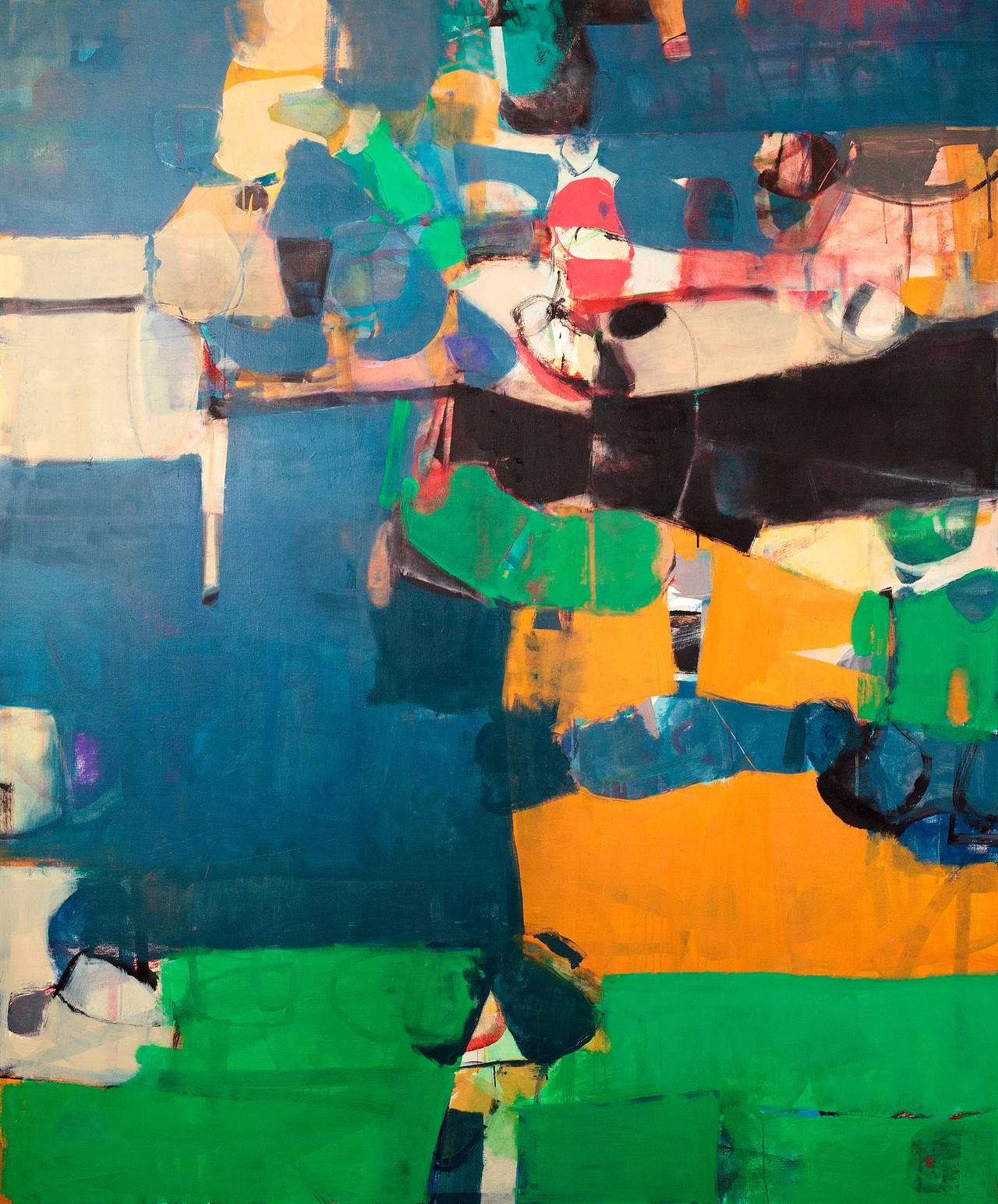 Early Voting - Painting by Robert Szot