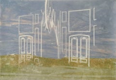Forma y Materia - Fototransferencia Abstracta Contemporánea Paisaje sobre Mylar