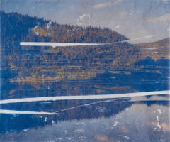 Eutropic – transfert de photo abstraite contemporain de paysage sur mylar