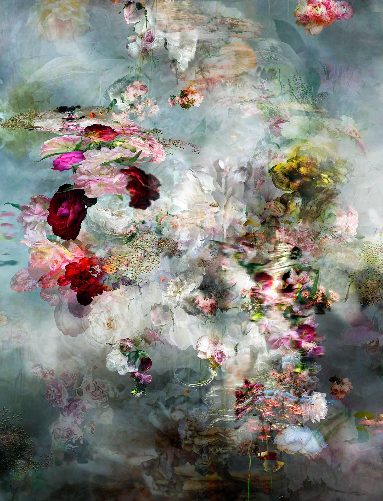 Isabelle Menin Still-Life Photograph - Songs For Dead Heroes # 6  soft color floral abstract landscape photography