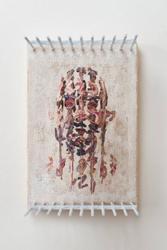 RSH - figurative 3D portrait with suspended paint strokes