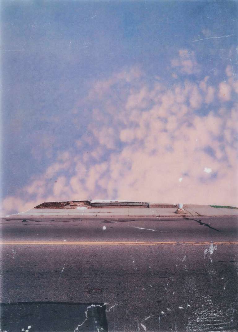 Aught - Cloudy Day Road Photo Transfer on Mylar - Mixed Media Art by Matthew Conradt