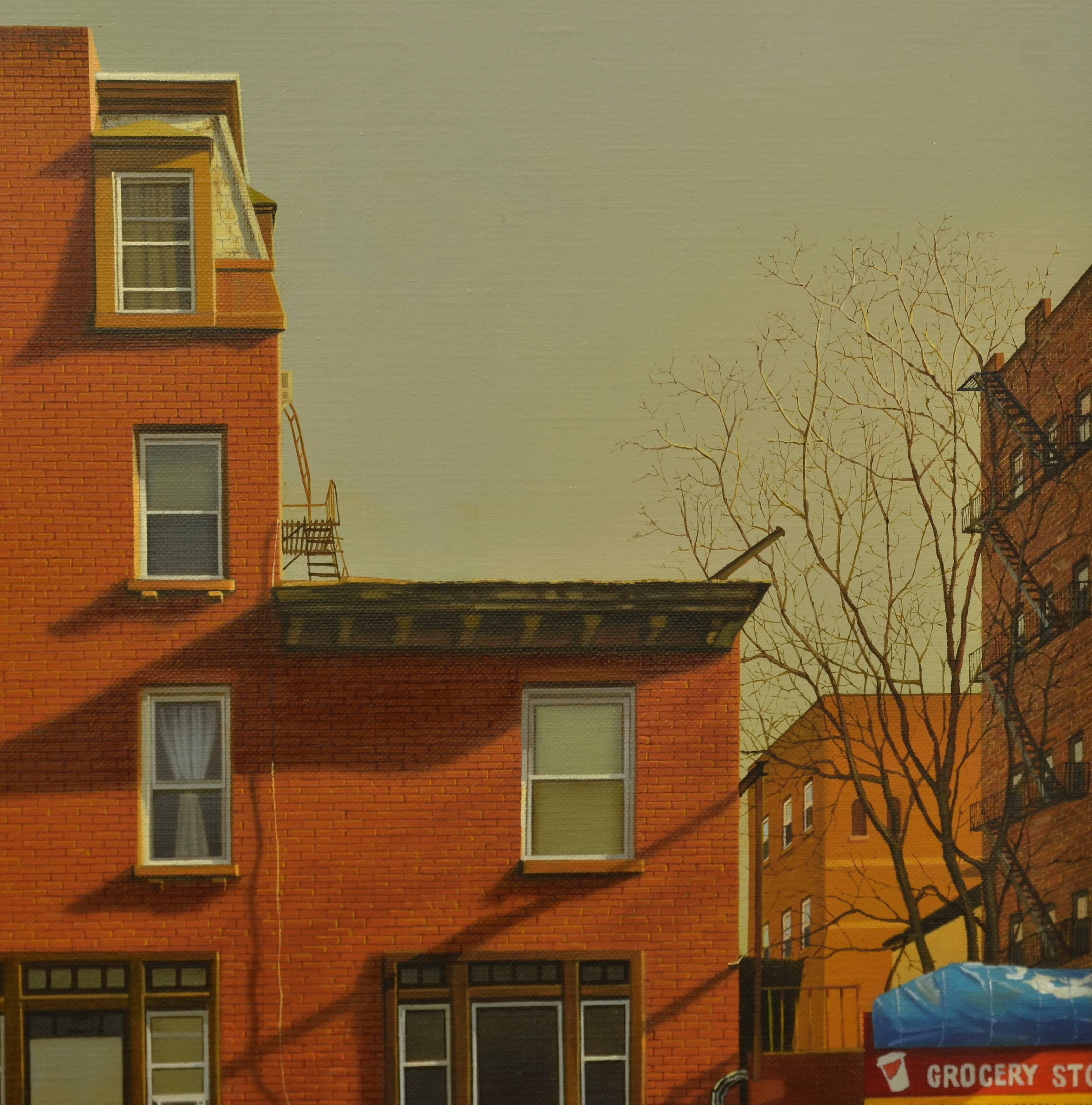 Holiday - Pittura a olio iperrealistica di un paesaggio urbano - Painting Fotorealista di Yongjae Kim