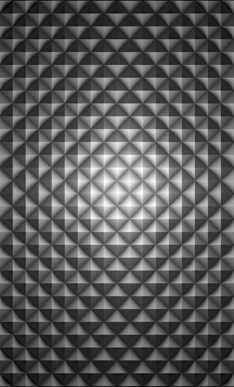 Motif 232 Octadres - Impression géométrique abstraite animée par projection de lumière - Mixed Media Art de Joanie Lemercier