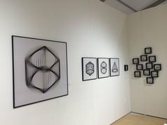 Geometric Rotation #2- abstrait géométrique cinétique noir blanc impressions lenticulaires