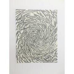 Sunny Sunday- Abstract Geometrical Pencil Drawing on Paper 11