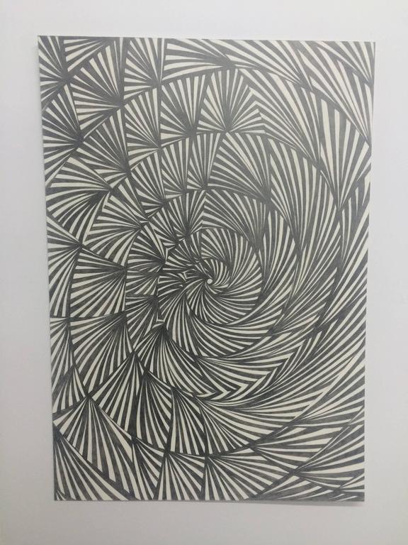 Katia Santibanez Watching The End Of Winter Abstract Geometric