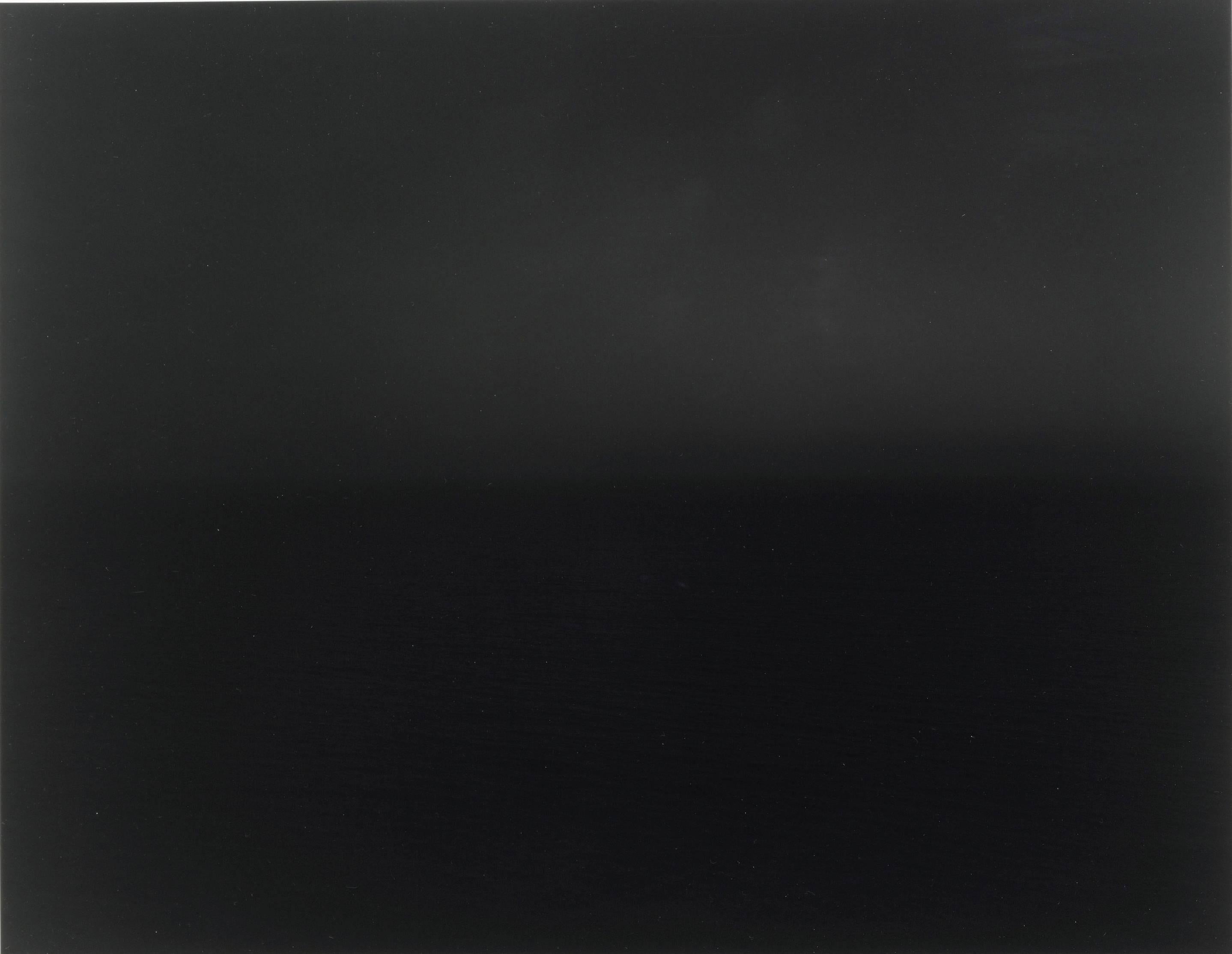 »North Pacific Ocean, Stinson Beach« - Photograph by Hiroshi Sugimoto