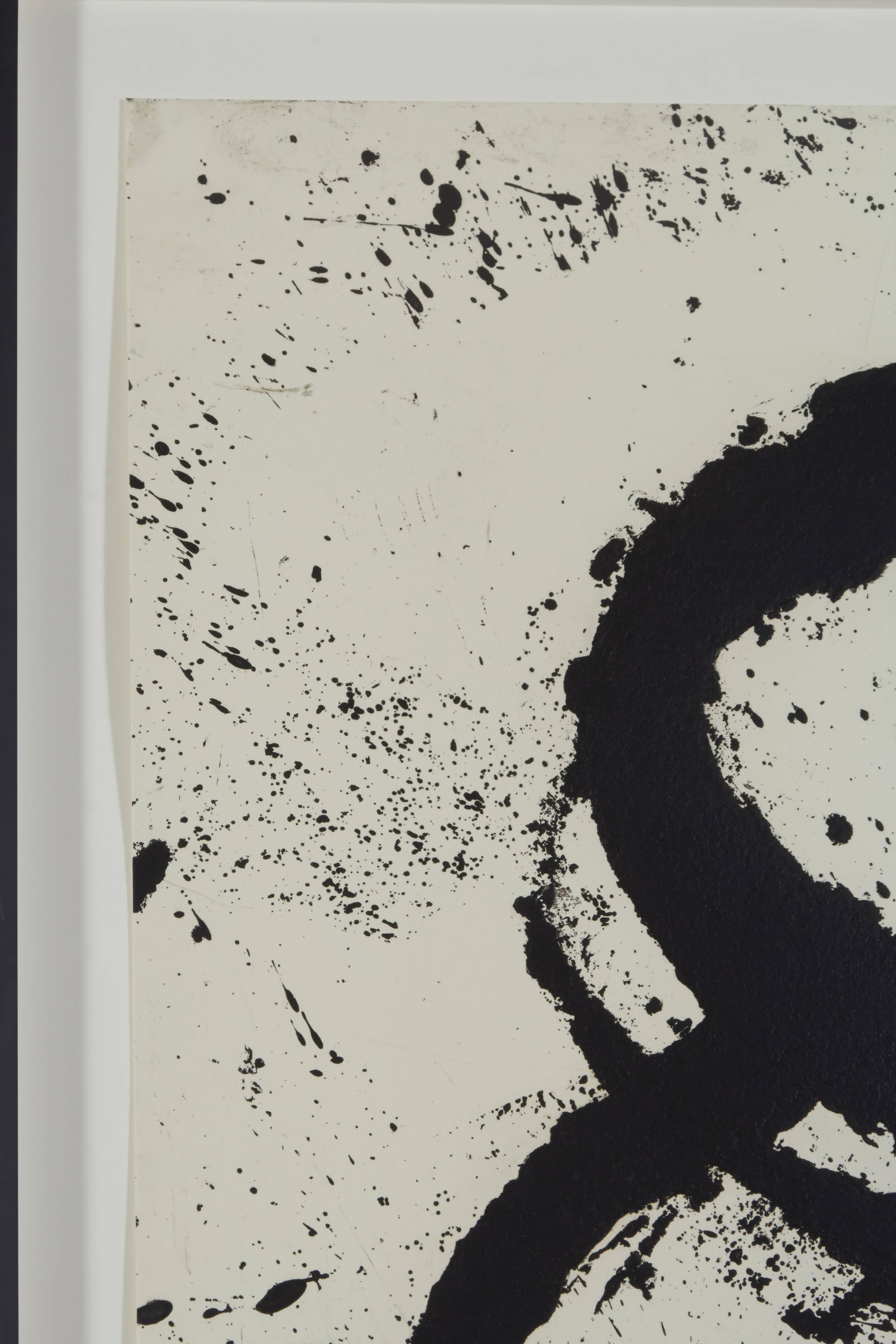 T.E. Sparrow's Point - Gray Abstract Print by Richard Serra