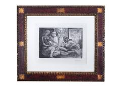 Quatre Femmes Nues et Tete Sculptee