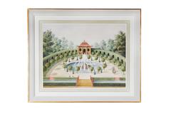 Set of Four Garden Prints from a Series of Watercolors