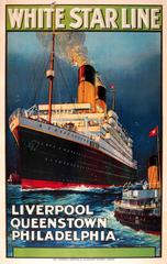White Star Line Liverpool Queenstown Philadelphia