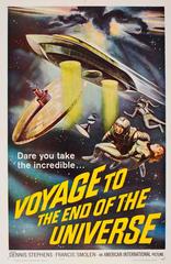 Original Retro Movie Poster For Voyage To The End Of The Universe Sci-Fi Film