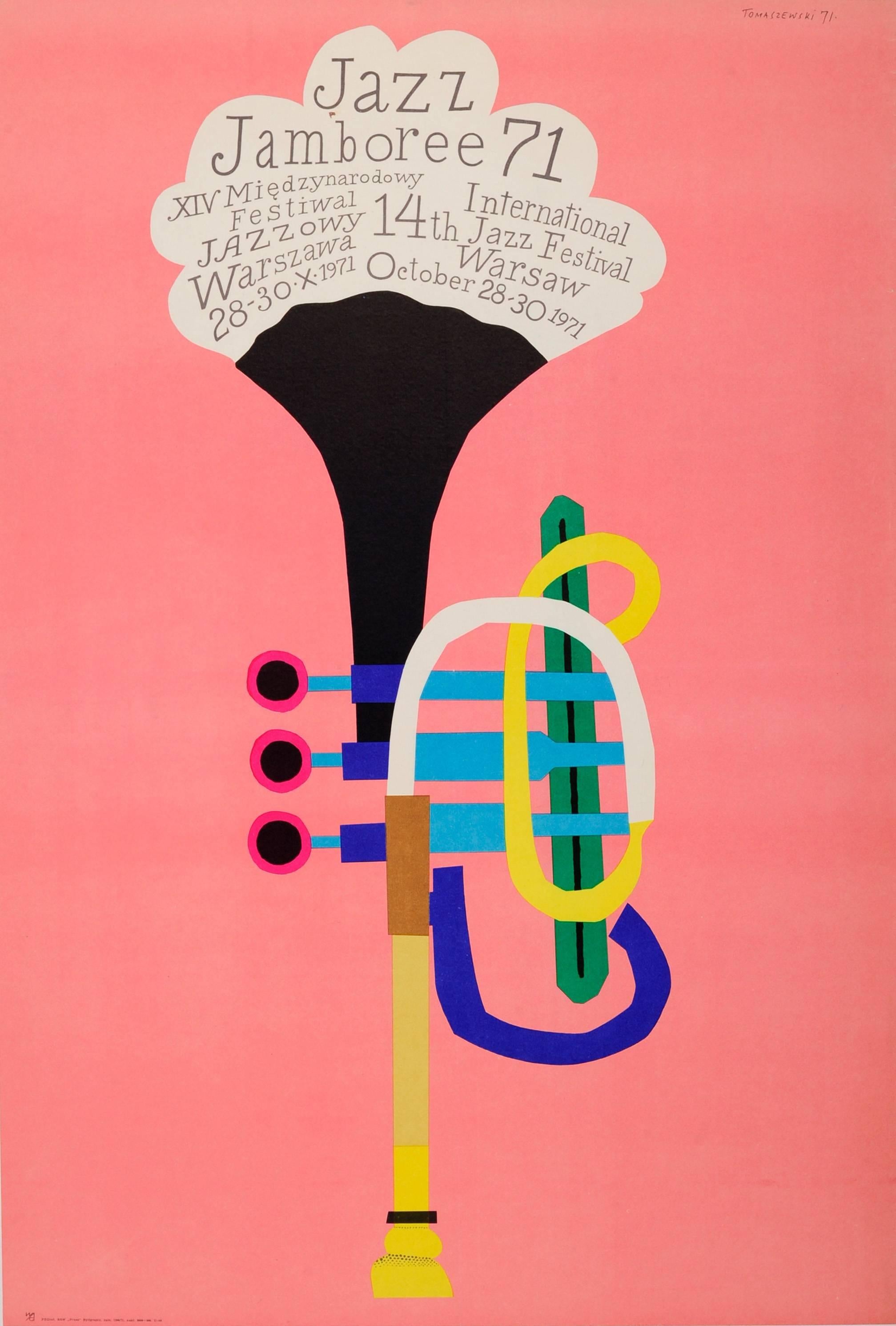 henryk-tomaszewski-original-vintage-jazz-jamboree-71-poster-the