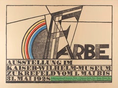 Vintage-Poster, Avantgarde-Kunst-Ausstellung, Kandinsky Picasso Klee, 1928