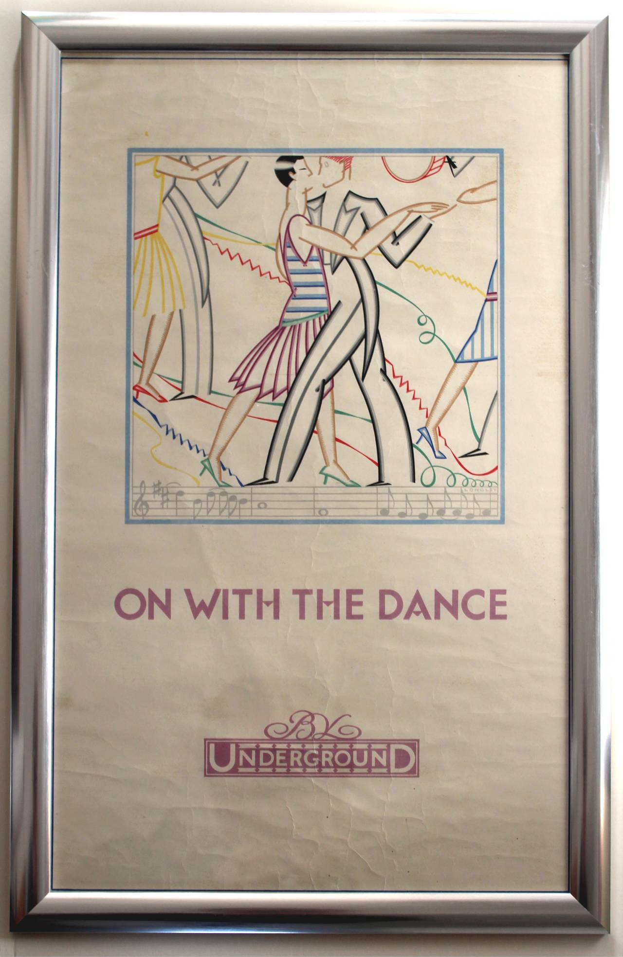 Stanislaus Soutten Longley Four London Underground Art Deco Posters by Longley 1927 at 1stDibs